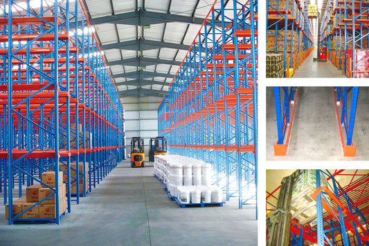 High-Capacity Drive-In Racking - Optimize Vertical & Horizontal Space, Lower Storage Costs