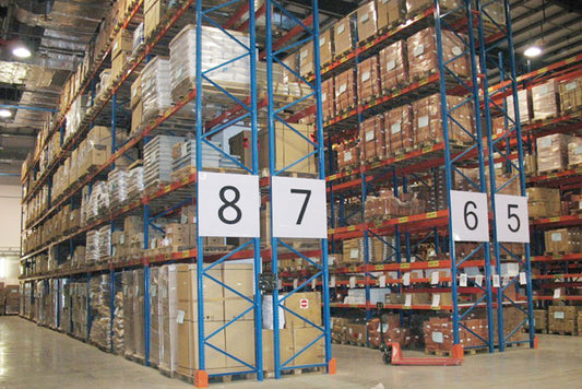 Steel Drive-In Pallet Racks - FIFO/FILO Optional, Fit for Food, Beverage & Manufacturing
