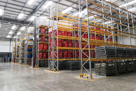 Industrial Drive-In Storage Racking - Forklift Accessible, Reduce Aisle Space Significantly