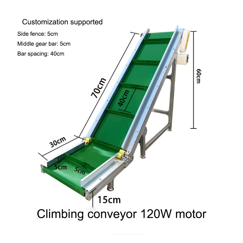 Conveyor for warehouse workshop