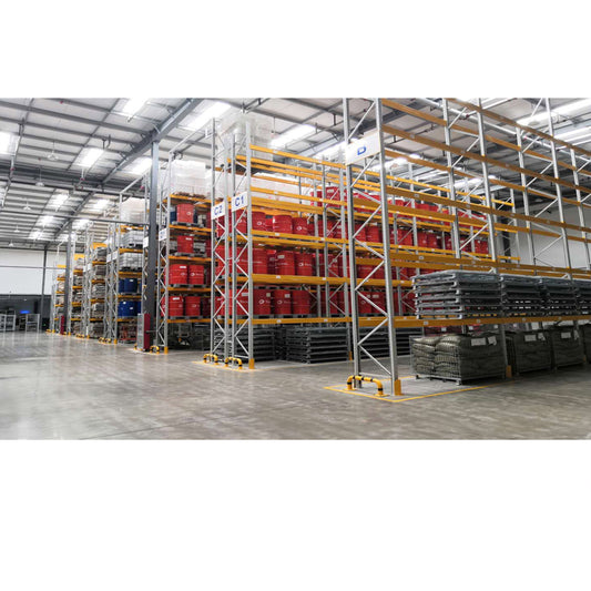 Adjustable Beam Pallet Racks - Customizable Layer Height, Ideal for Logistics & Manufacturing Storage