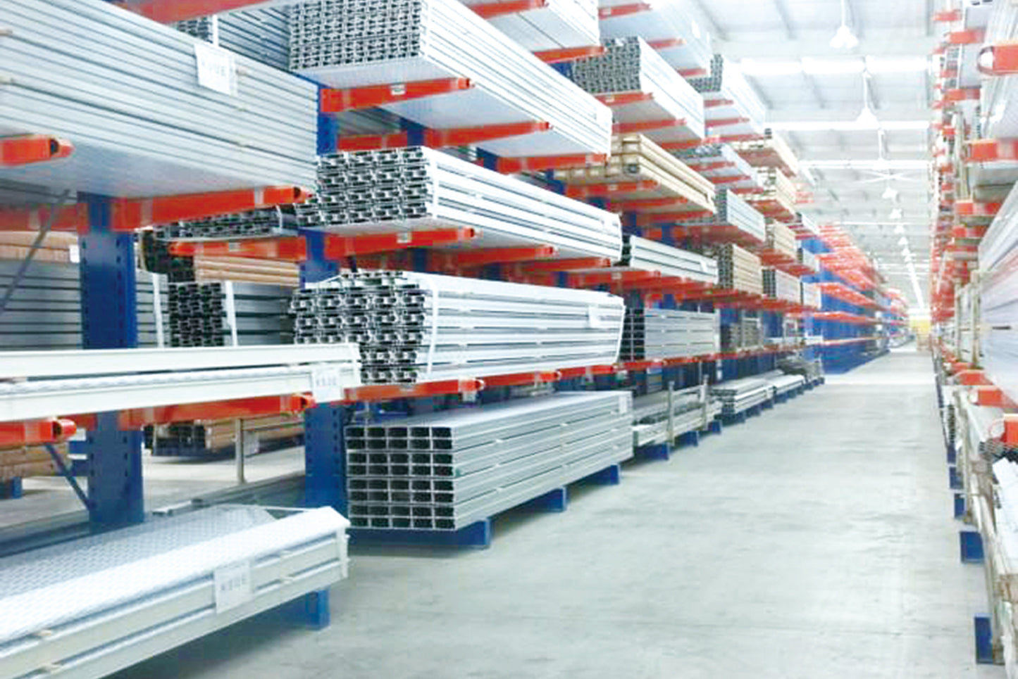 The cantilever rack