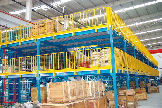 Heavy-Duty Steel Storage Platform - Compatible with Shelves, Boost Warehouse Storage Capacity