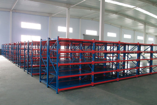 Medium sized laminated shelves