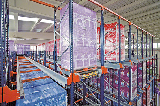 Easy to install loft style shelves, quickly build your efficient warehousing system