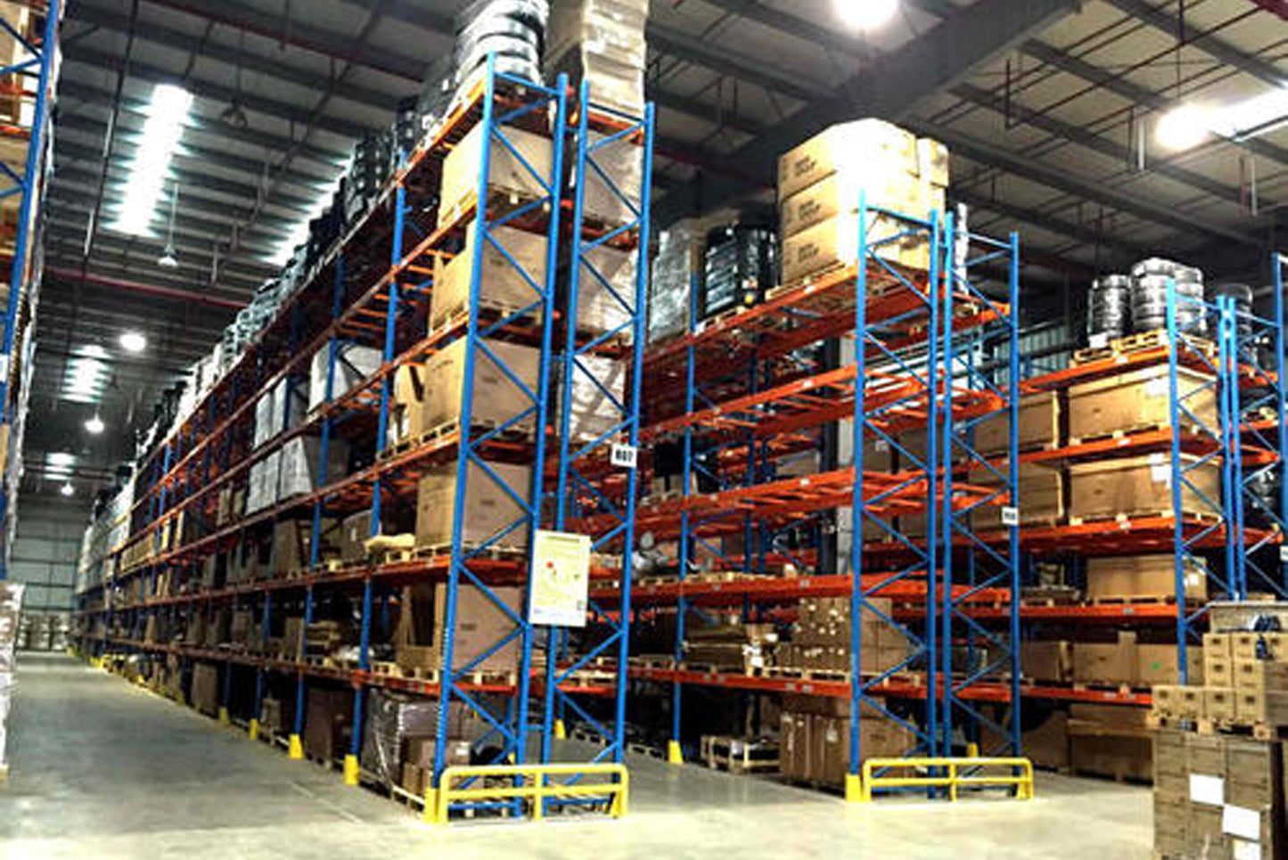 Durable Steel Double Deep Racking Systems - Stable Structure, Reduce Warehouse Footprint