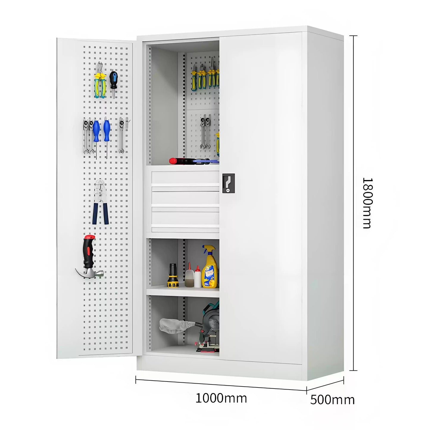Warehouse workshop tool cabinet