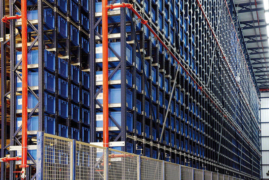 Industrial Automated Storage System - Vertical Space Utilization, Ideal for E-Commerce Warehouses