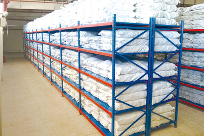 Medium sized laminated shelves