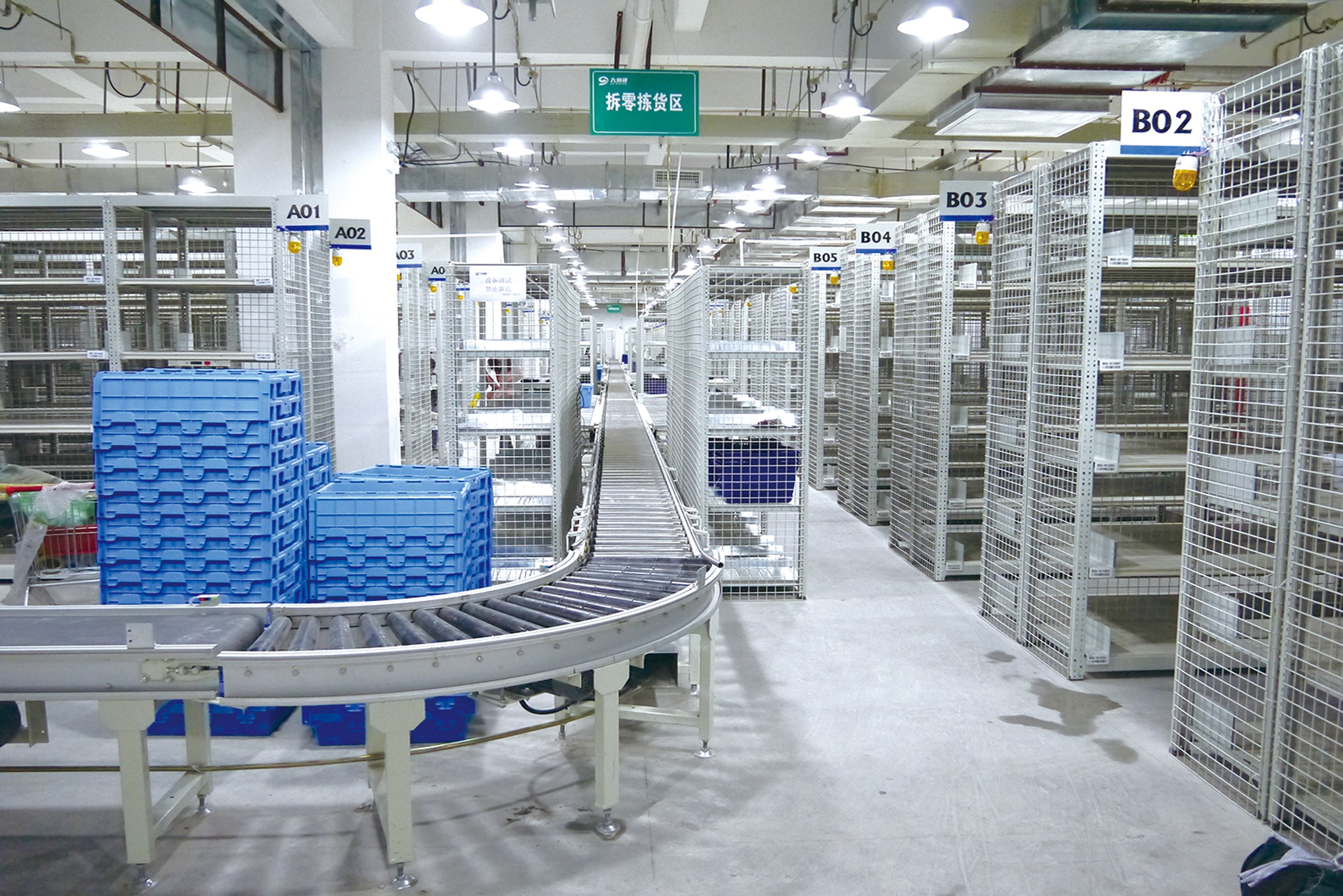 Automated Cross-Belt Sorting System - Gentle Handling, Perfect for Fra ...