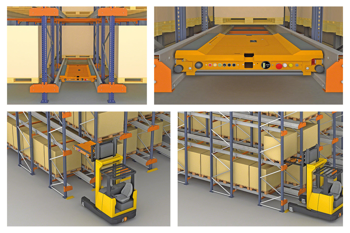 Easy to install loft style shelves, quickly build your efficient warehousing system