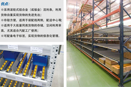 Industrial Flow Racking for Order Fulfillment - Fast Stock Rotation, Improve Logistics Turnover