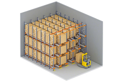 Easy to install loft style shelves, quickly build your efficient warehousing system