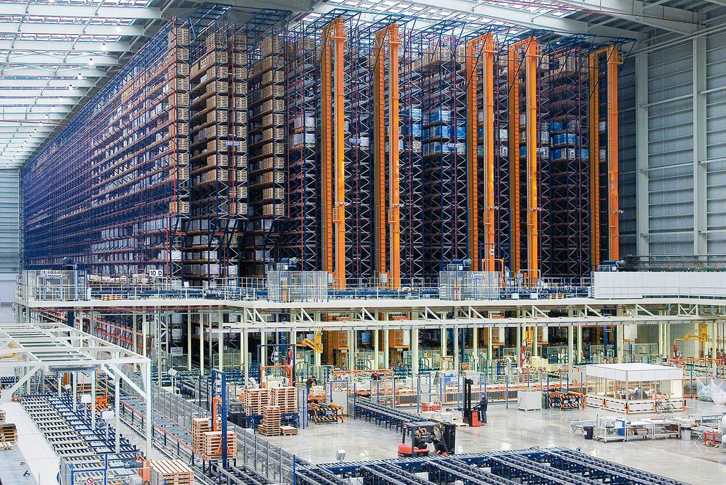 Large-Capacity Automated Warehouse AS/RS - Custom Layout, Adapt to Irregular Warehouse Spaces