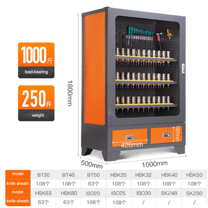 Industrial grade heavy-duty steel tool cabinet, tool classification storage cabinet, workshop dust-proof storage cabinet