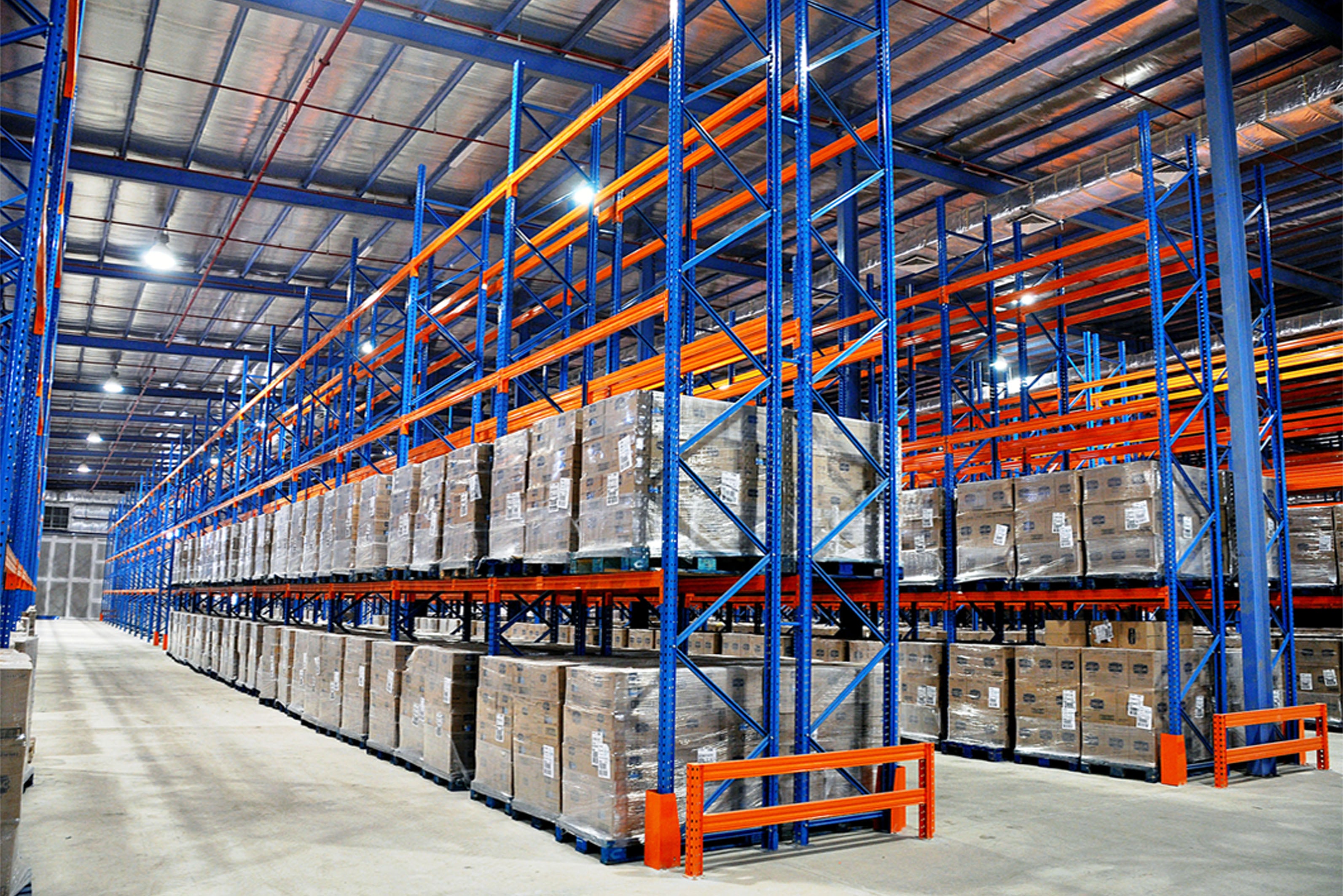 Industrial Drive-In Storage Racking - Forklift Accessible, Reduce Aisl ...