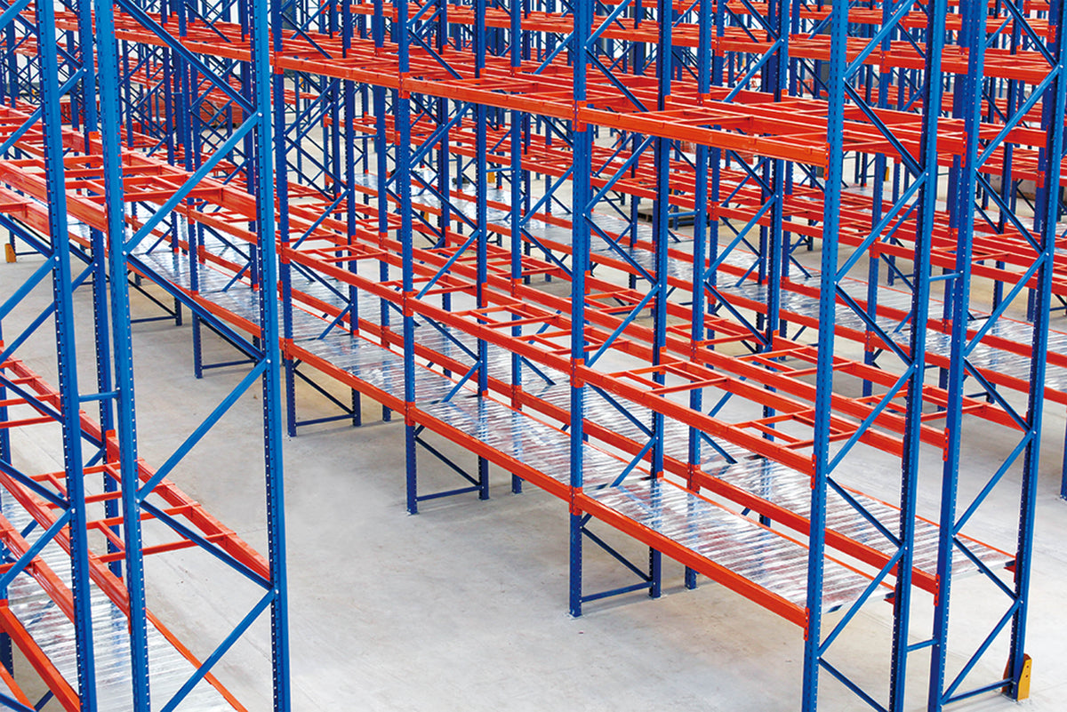 Setback Racking Frame Adjustable Steel Beam Racking - Customizable Layer Height, Fit Various ...