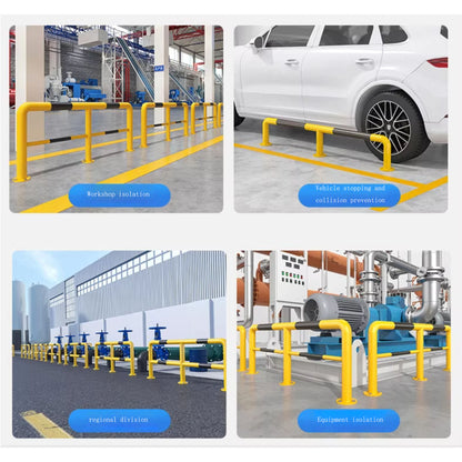 L-type steel pipe anti-collision barrier