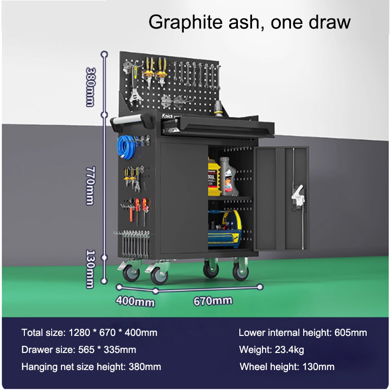 Tool cart, small trolley, mobile multifunctional workshop, auto repair and maintenance cabinet, trolley, iron sheet metal workbench, tool cabinet