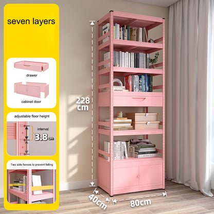 Multi-Functional Carbon Steel Shelf: The "Versatile Essential" for Whole-House Storage