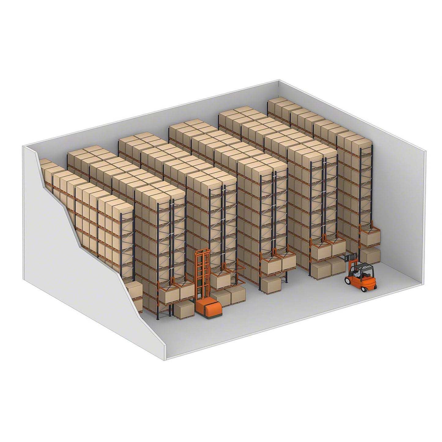 Heavy Duty Pallet Racking Systems - 1-5 Ton Per Level, Industrial Beam Racks for Warehouse
