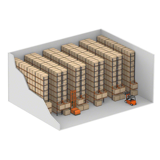 Heavy Duty Pallet Racking Systems - 1-5 Ton Per Level, Industrial Beam Racks for Warehouse