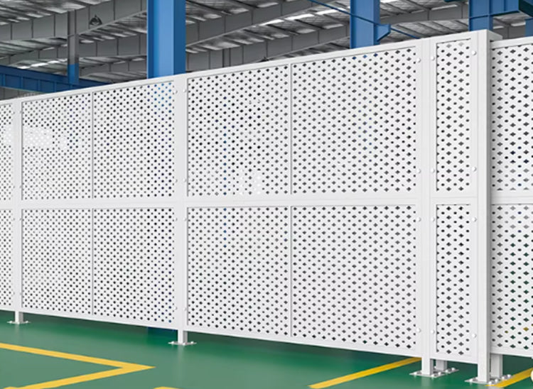 Industrial Perforated Plate Isolation Fence: Professional Site Partition Solution