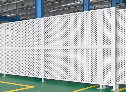Industrial Perforated Plate Isolation Fence: Professional Site Partition Solution