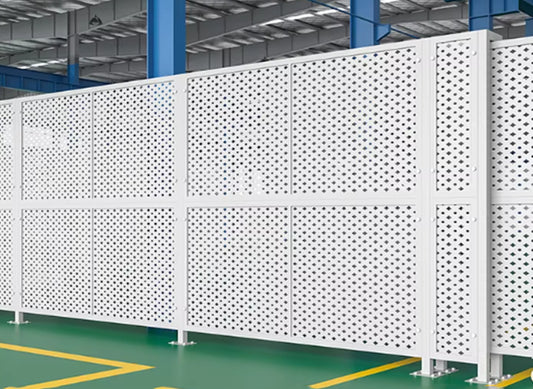 Industrial Perforated Plate Isolation Fence: Professional Site Partition Solution