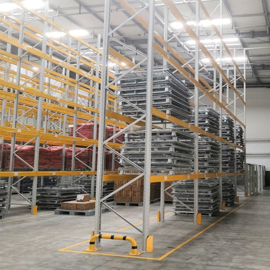 Heavy-Duty Steel Beam Pallet Racking - Anti-Deformation Design, Safe for Factory Storage