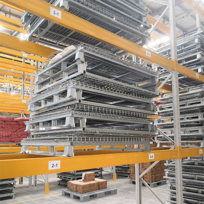Heavy Duty Steel Racking - Customizable Layer Height, Fit Construction/Chemical Goods