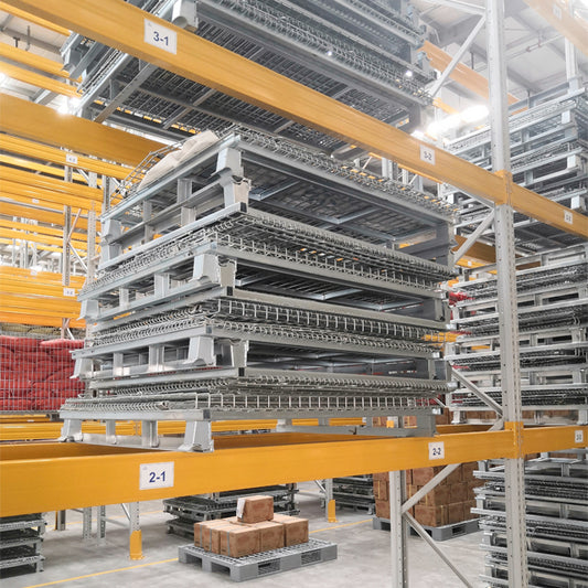 Heavy Duty Steel Racking - Customizable Layer Height, Fit Construction/Chemical Goods