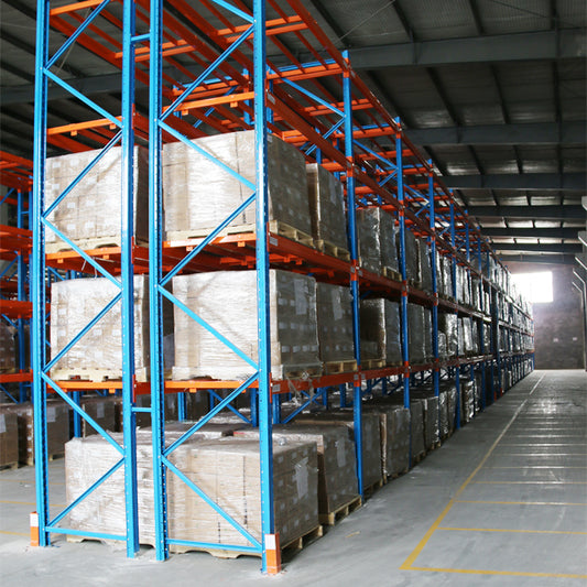 Heavy-Duty Drive-In Storage Racks - Compatible with Standard Forklifts, Easy Operation