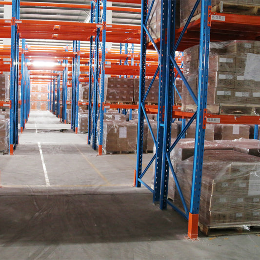 Heavy-Duty Drive-In Storage Racks - Compatible with Standard Forklifts, Easy Operation