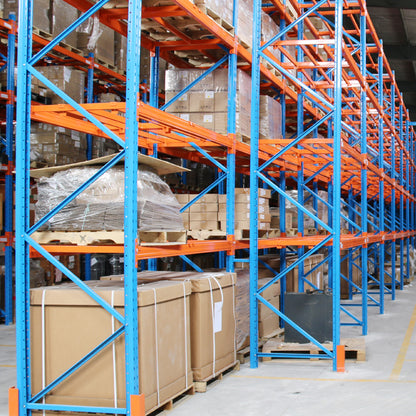 Industrial Beam Racking for Pallets - Boost Loading Efficiency, Perfect for Distribution Centers