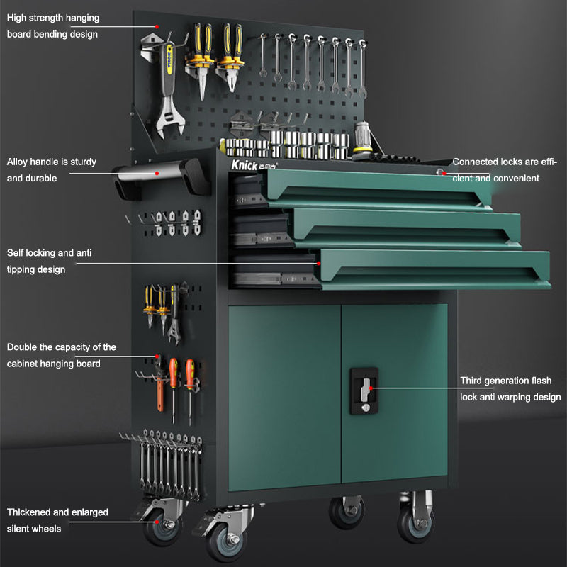 Tool cart, small trolley, mobile multifunctional workshop, auto repair and maintenance cabinet, trolley, iron sheet metal workbench, tool cabinet