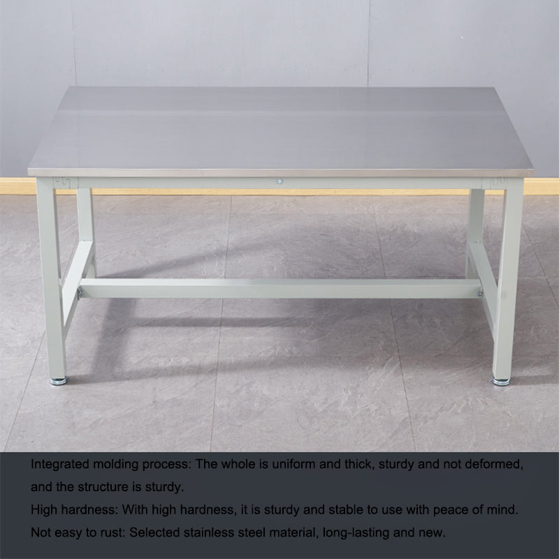 Stainless steel workbench, laboratory instrument table, assembly line operation table, cafeteria table, stainless steel operation table, packaging table