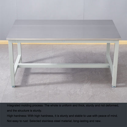 Stainless steel workbench, laboratory instrument table, assembly line operation table, cafeteria table, stainless steel operation table, packaging table