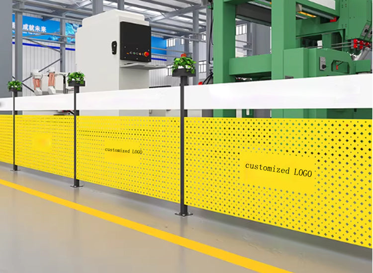 Industrial Perforated Plate Isolation Fence: Professional Site Partition Solution