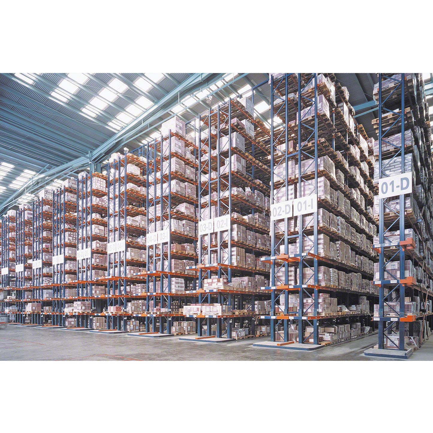 Heavy Duty Pallet Racking Systems - 1-5 Ton Per Level, Industrial Beam Racks for Warehouse