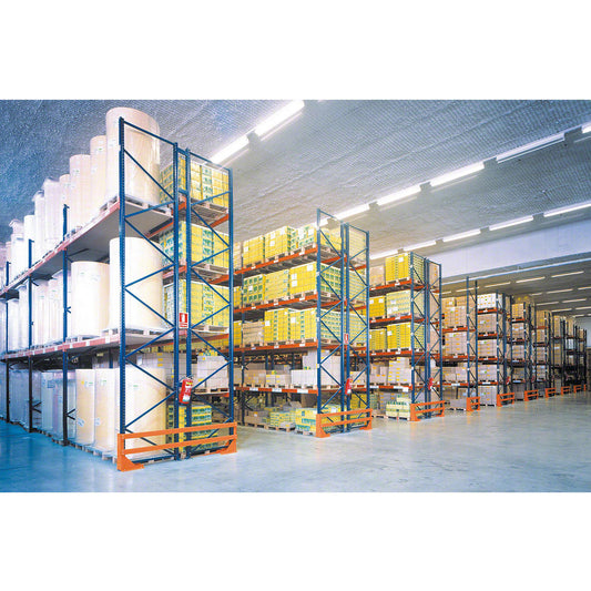 Heavy-Duty Storage Beam Racks - High Load-Bearing Capacity, Perfect for Chemicals/Construction Materials