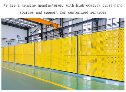 Industrial Perforated Plate Isolation Fence: Professional Site Partition Solution
