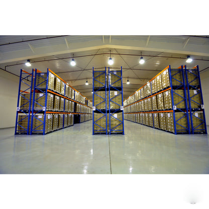 Adjustable Double Deep Pallet Racks - Forklift Accessible, Suit for Medium-Turnover Goods
