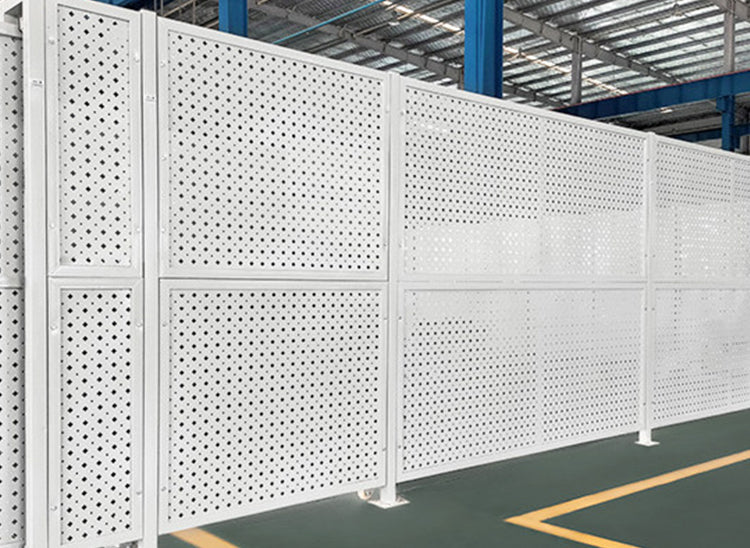 Industrial Perforated Plate Isolation Fence: Professional Site Partition Solution