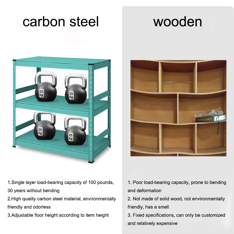 Multi-Functional Carbon Steel Shelf: The "Versatile Essential" for Whole-House Storage