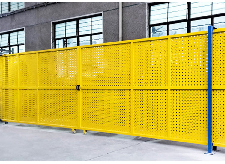 Industrial Perforated Plate Isolation Fence: Professional Site Partition Solution