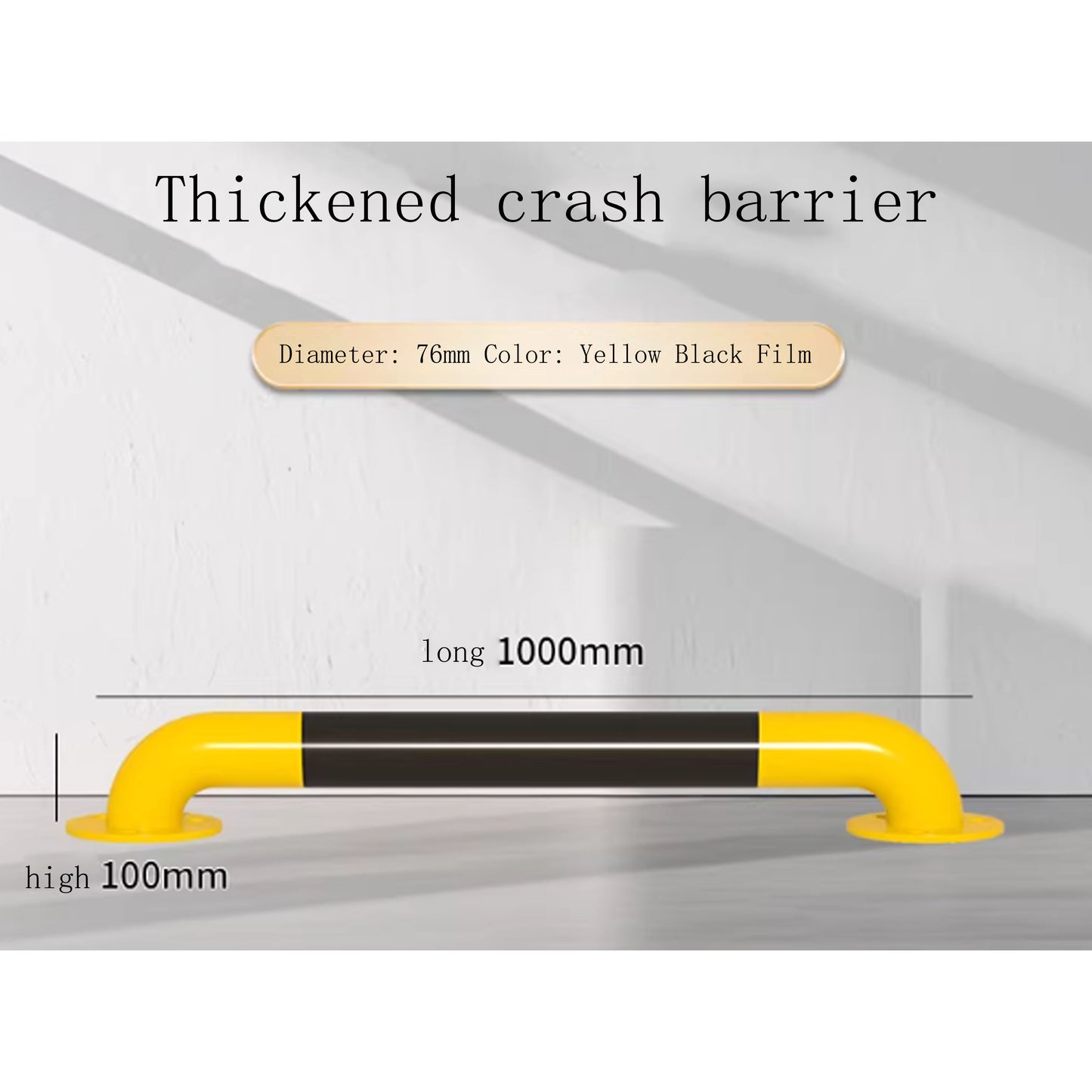 Thickened Steel Pipe Anti-Collision Guardrail: Industrial-Grade Safety Protection Solution