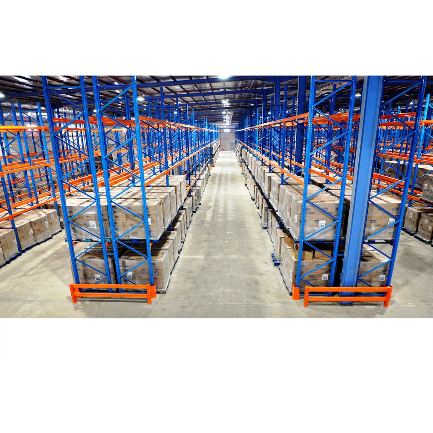Adjustable Beam Pallet Racks - Customizable Layer Height, Ideal for Logistics & Manufacturing Storage