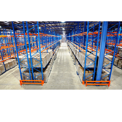 Adjustable Beam Pallet Racks - Customizable Layer Height, Ideal for Logistics & Manufacturing Storage